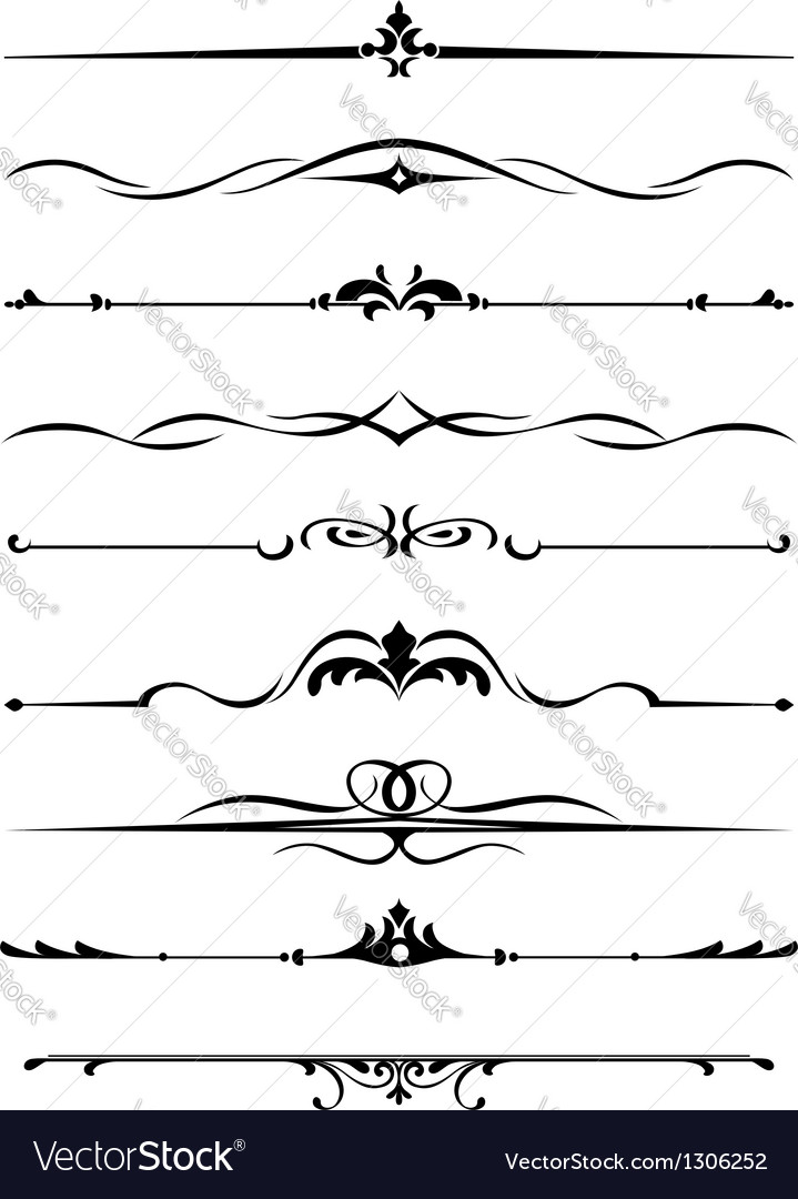 Borders and monograms
