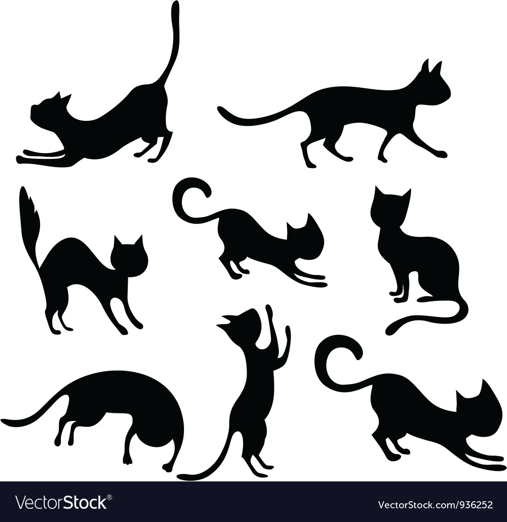 Cat Silhouette Collection