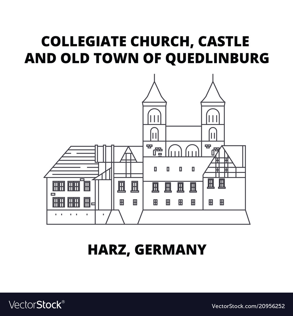 Collegiate church castle and old town