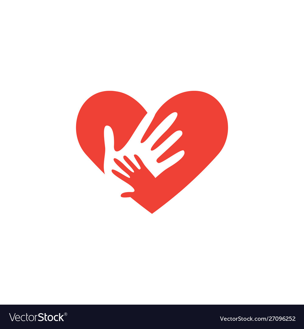 Palm hand graphic design template isolated Vector Image