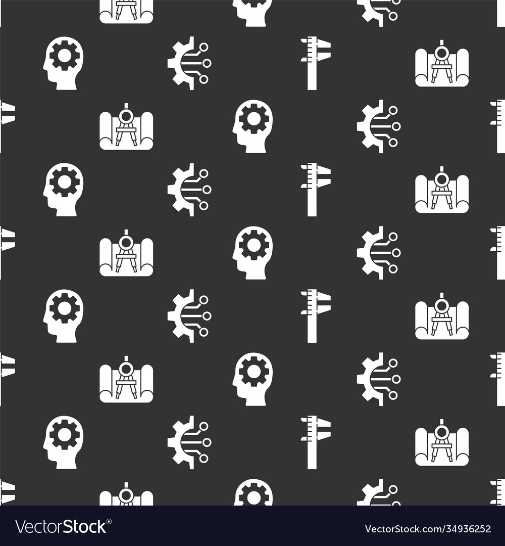 Set calliper or caliper and scale graphing paper vector image Set calliper or caliper and scale graphing paper