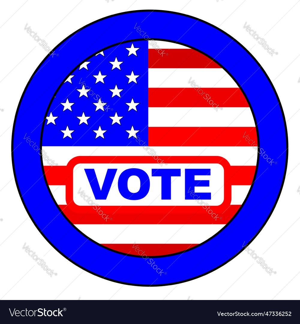 Usa vote button