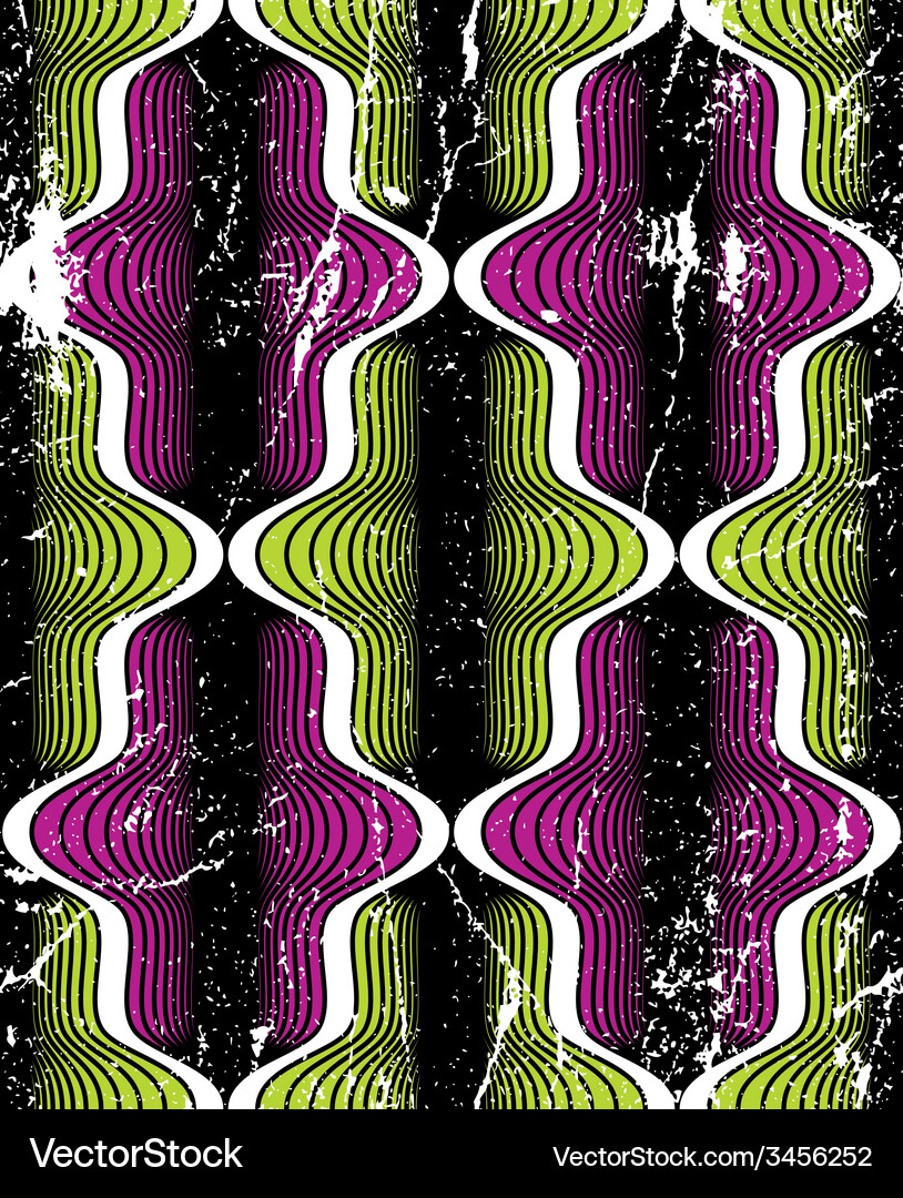 Vintage style seamless pattern geometric lines Vector Image