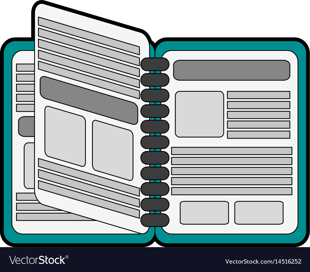 Wired notebook icon image
