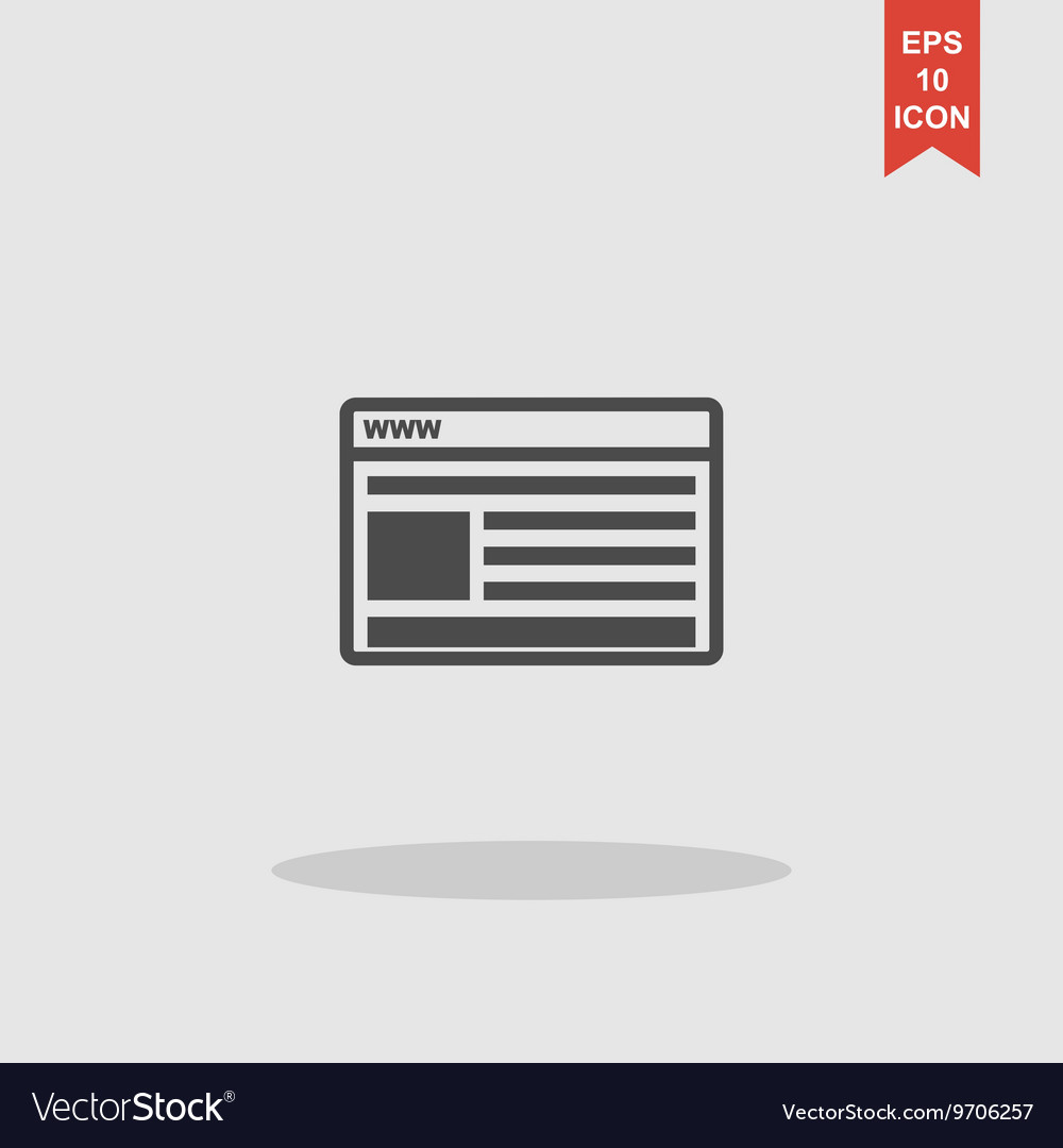 Download Mockup Web Design Icon Royalty Free Vector Image