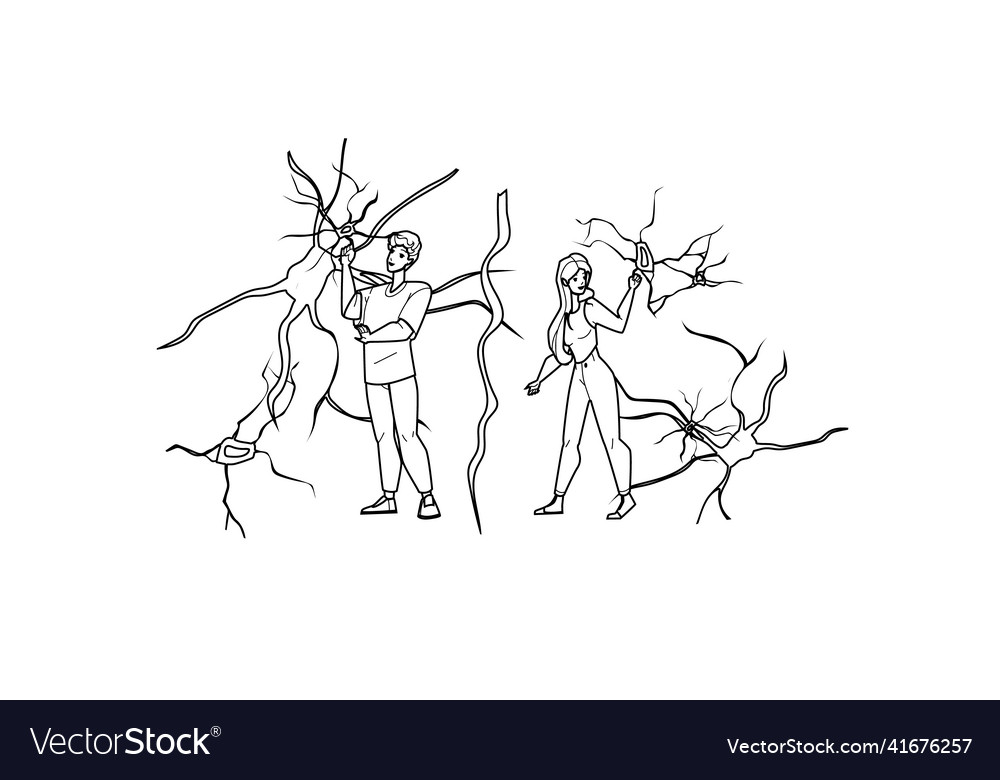 Neural network vector image Neural network