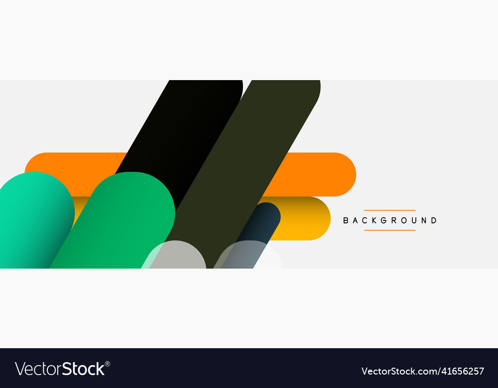 Overlapping round shapes and lines background vector image Overlapping round shapes and lines background