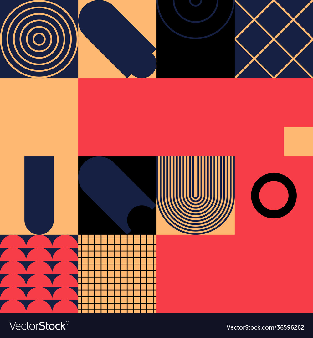 Abstract pattern design elements vector image Abstract pattern design elements