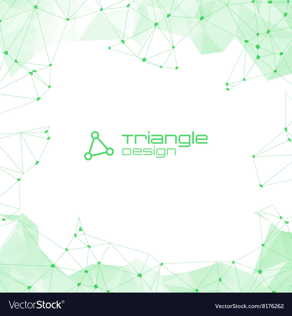 Abstract triangular background