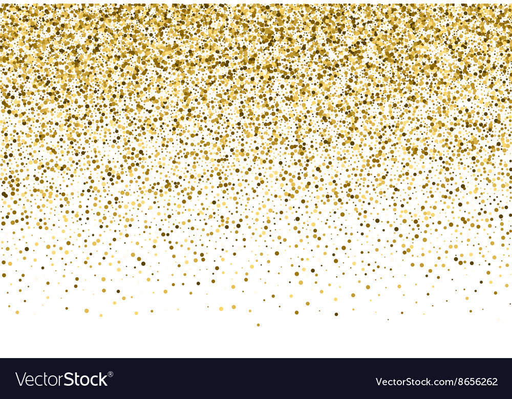 Background with gold glitter Royalty Free Vector Image