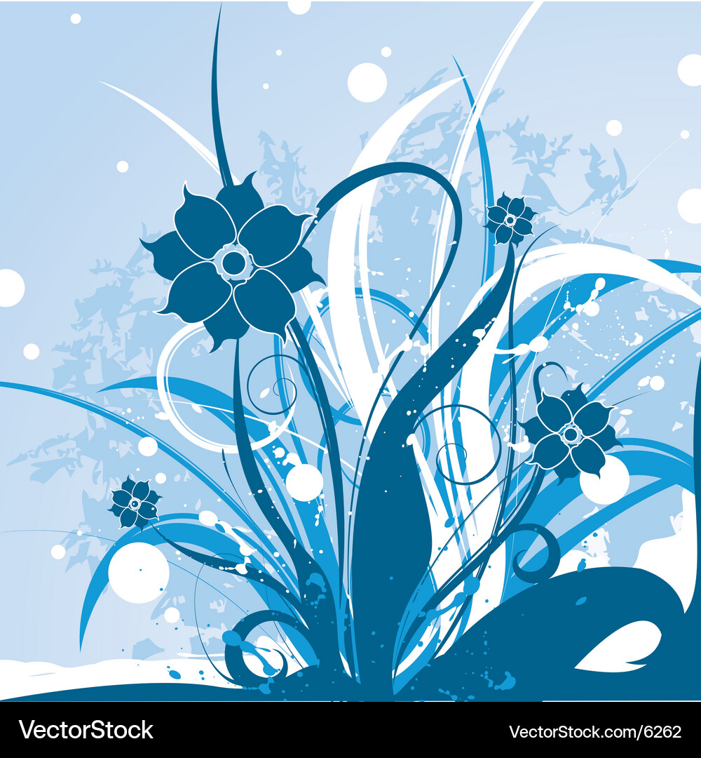 Floral image Royalty Free Vector Image - VectorStock