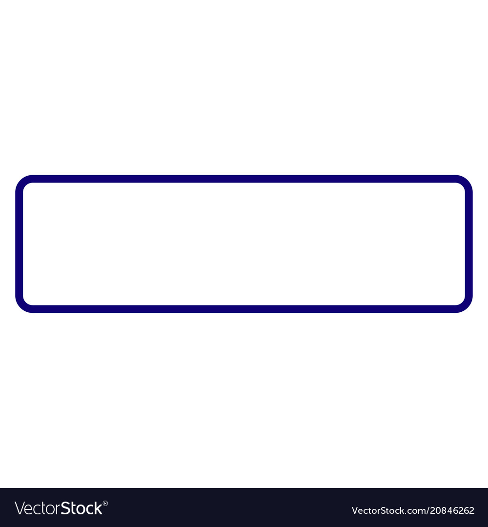 Rounded rectangle frame template Royalty Free Vector Image