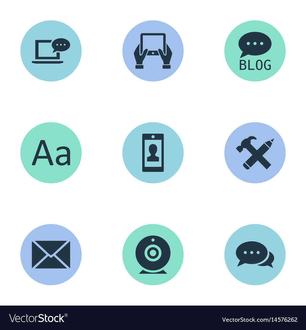 Set of simple user icons