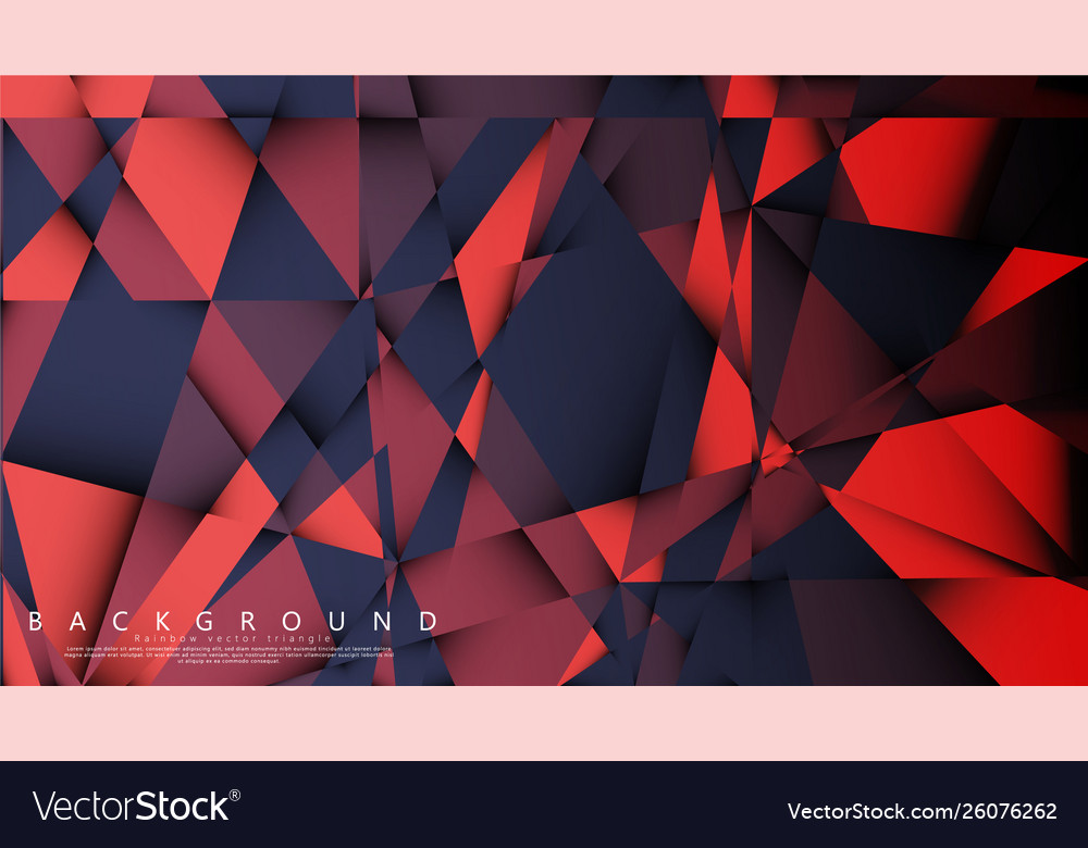 Triangle background with a combination dark vector image Triangle background with a combination dark