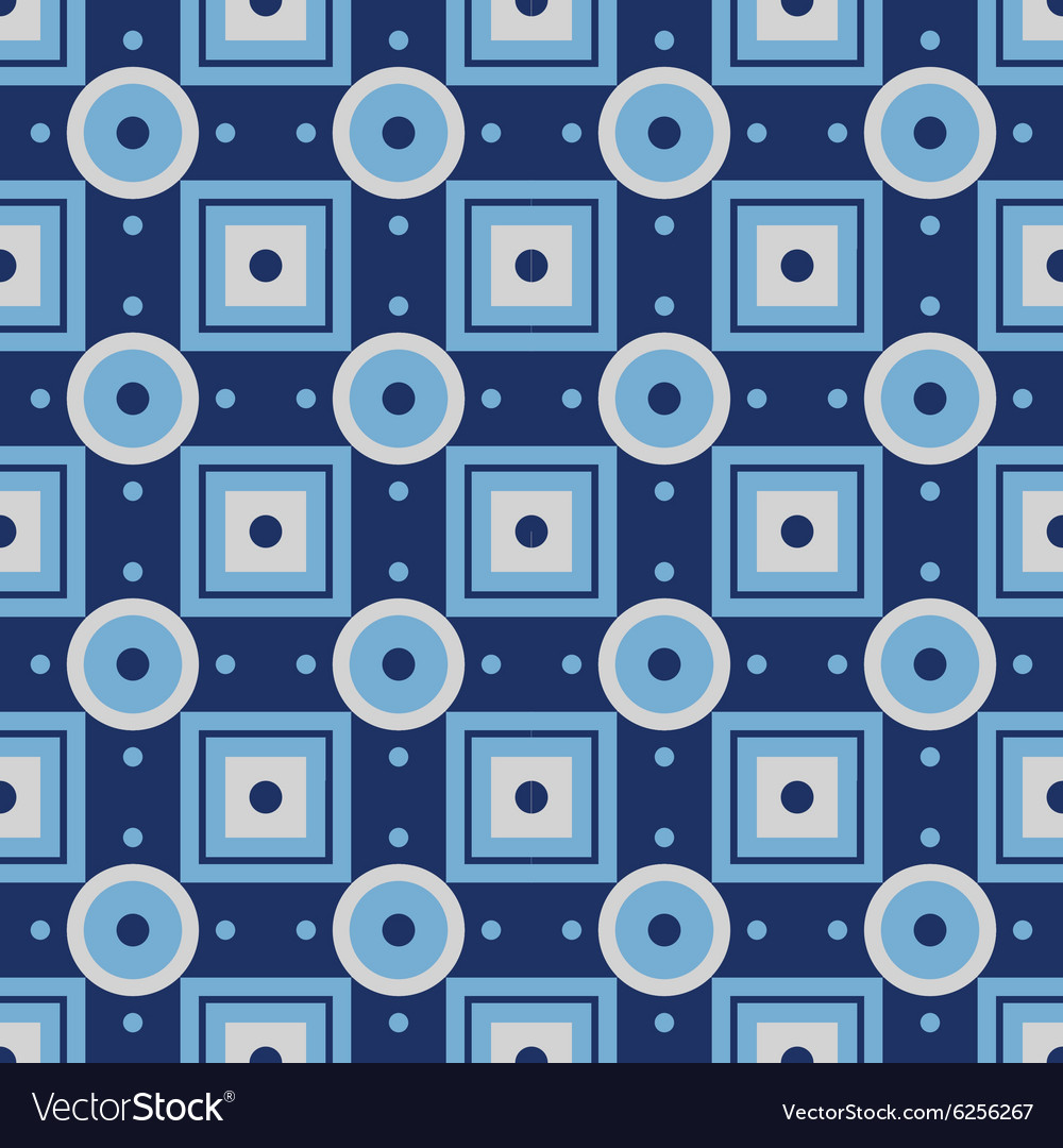 Abstract geometric seamless retro pattern