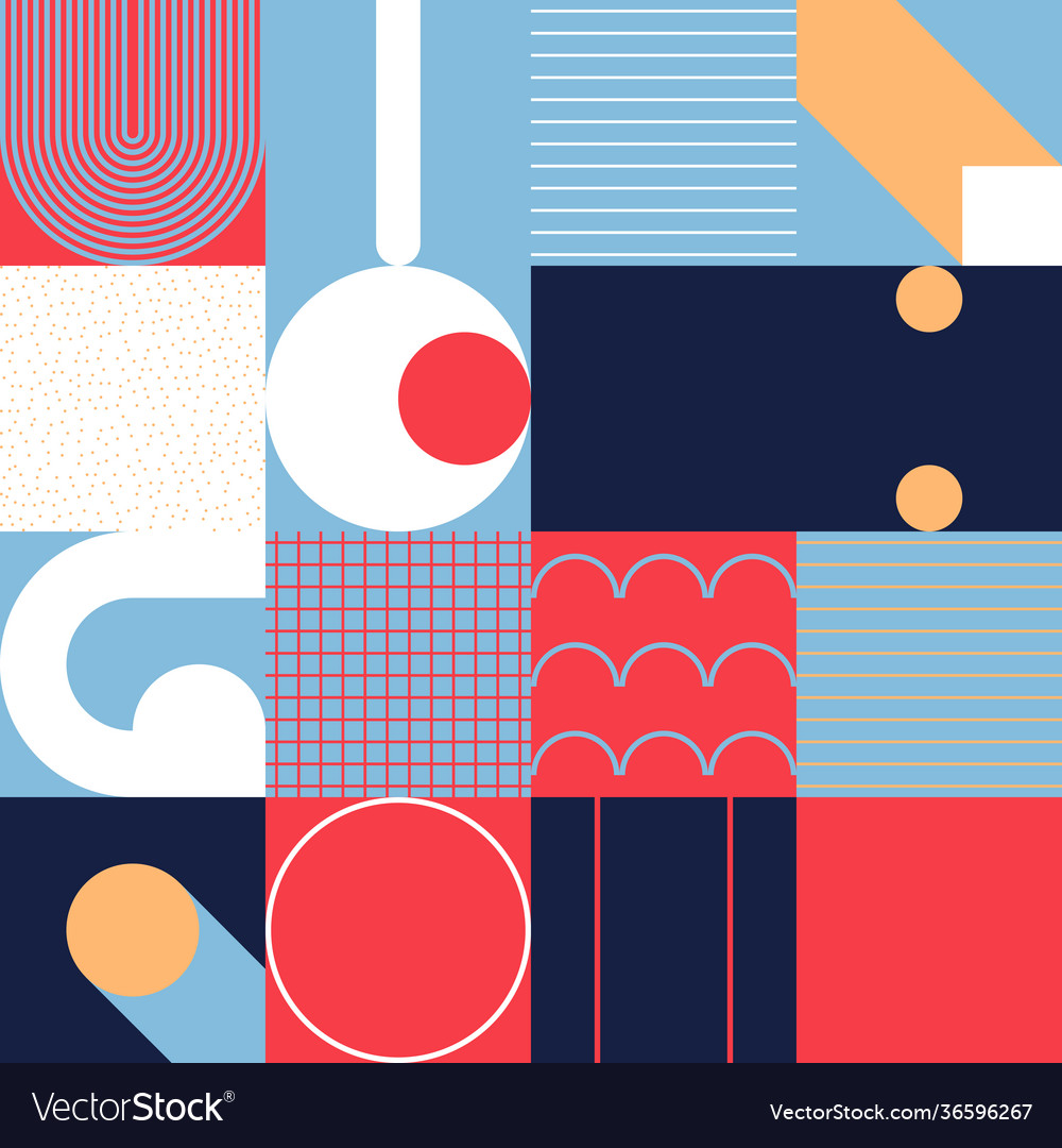 Abstract pattern design elements vector image Abstract pattern design elements