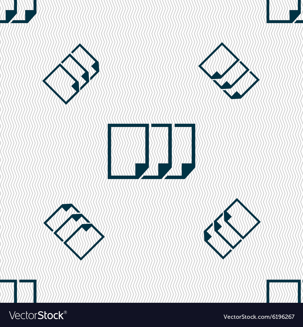 Copy file sign icon duplicate document symbol