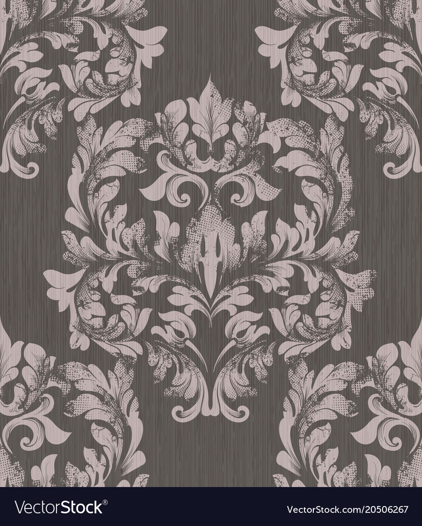 Damask pattern element classical luxury