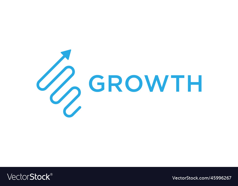 Eps10 financial growth logo template