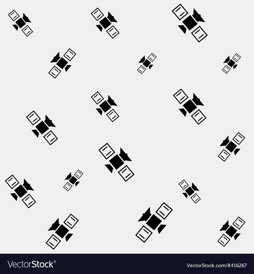 Simple pattern space rocket shuttle spaceship
