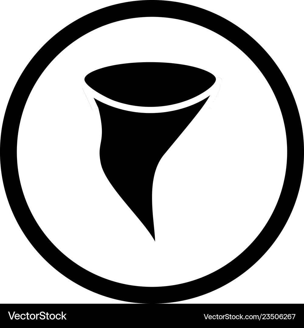 Tornado icon Royalty Free Vector Image - VectorStock