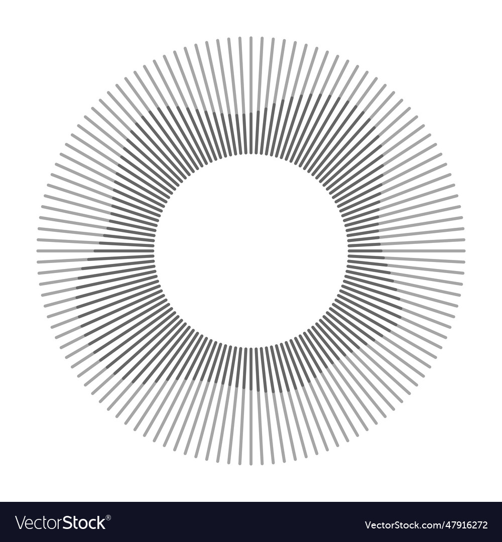 Circular frame round shape radial concentric vector image Circular frame round shape radial concentric