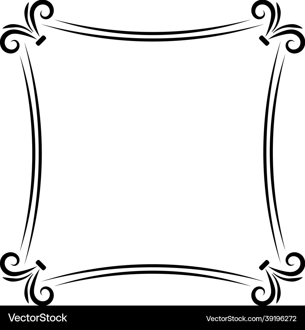 Decorative monogram Royalty Free Vector Image - VectorStock