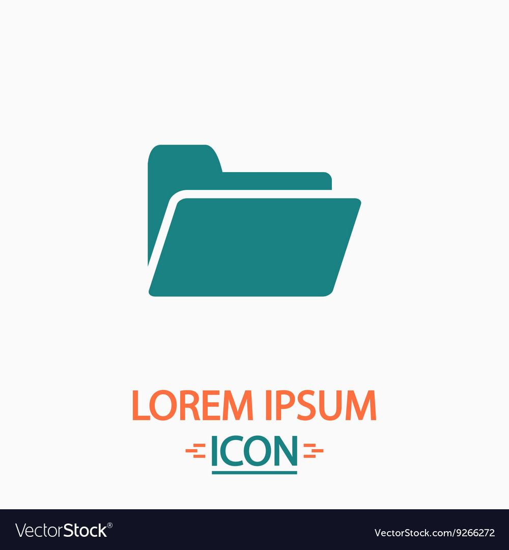 Folder computer symbol