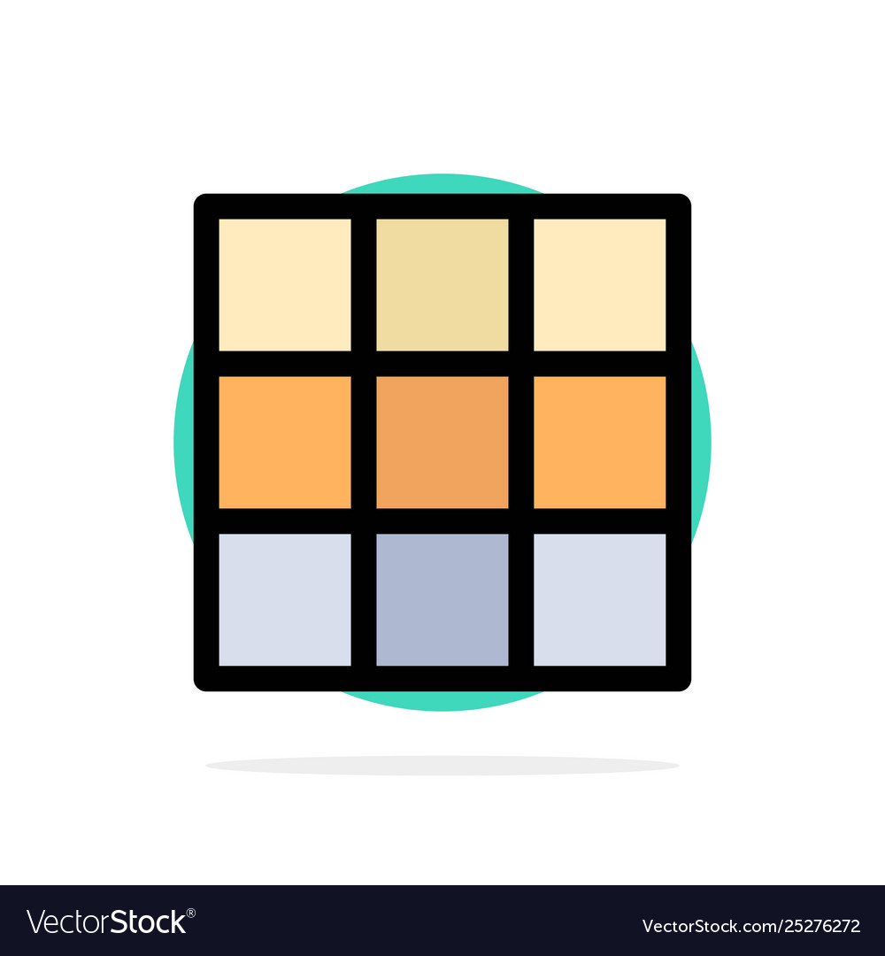 Menu ui basic abstract circle background flat Vector Image Menu ui basic abstract circle background flat