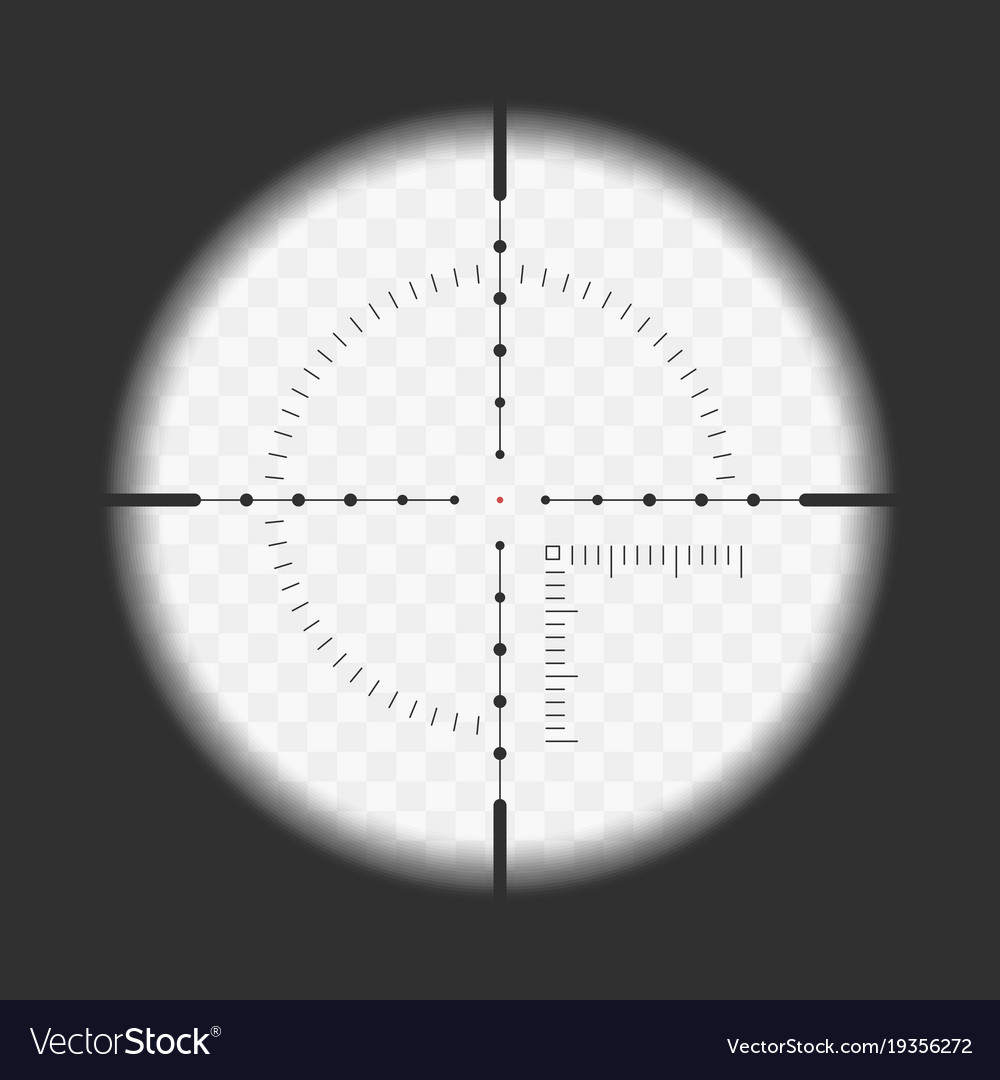 Sniper Scope with Measurement Marks