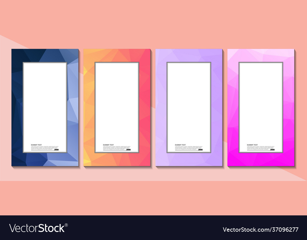 Abstract colorful mosaic background border vector image Abstract colorful mosaic background border