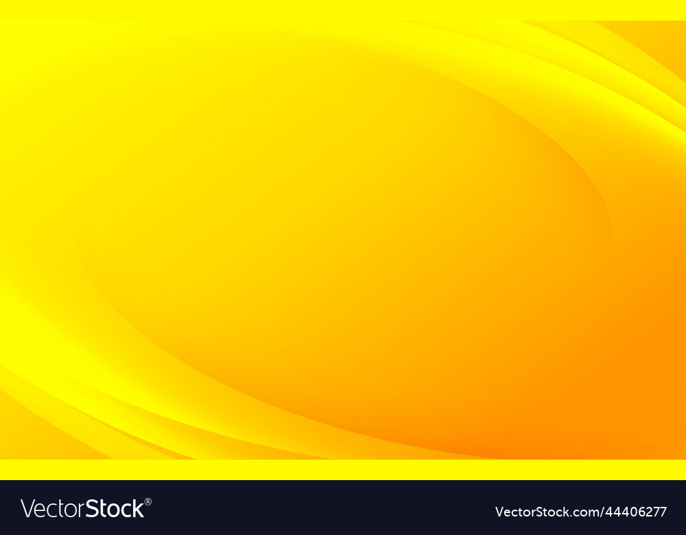 Bright yellow elegant wavy background Royalty Free Vector