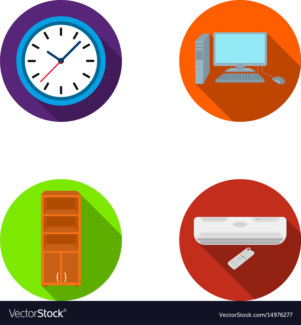 Clock with arrows a computer accessories