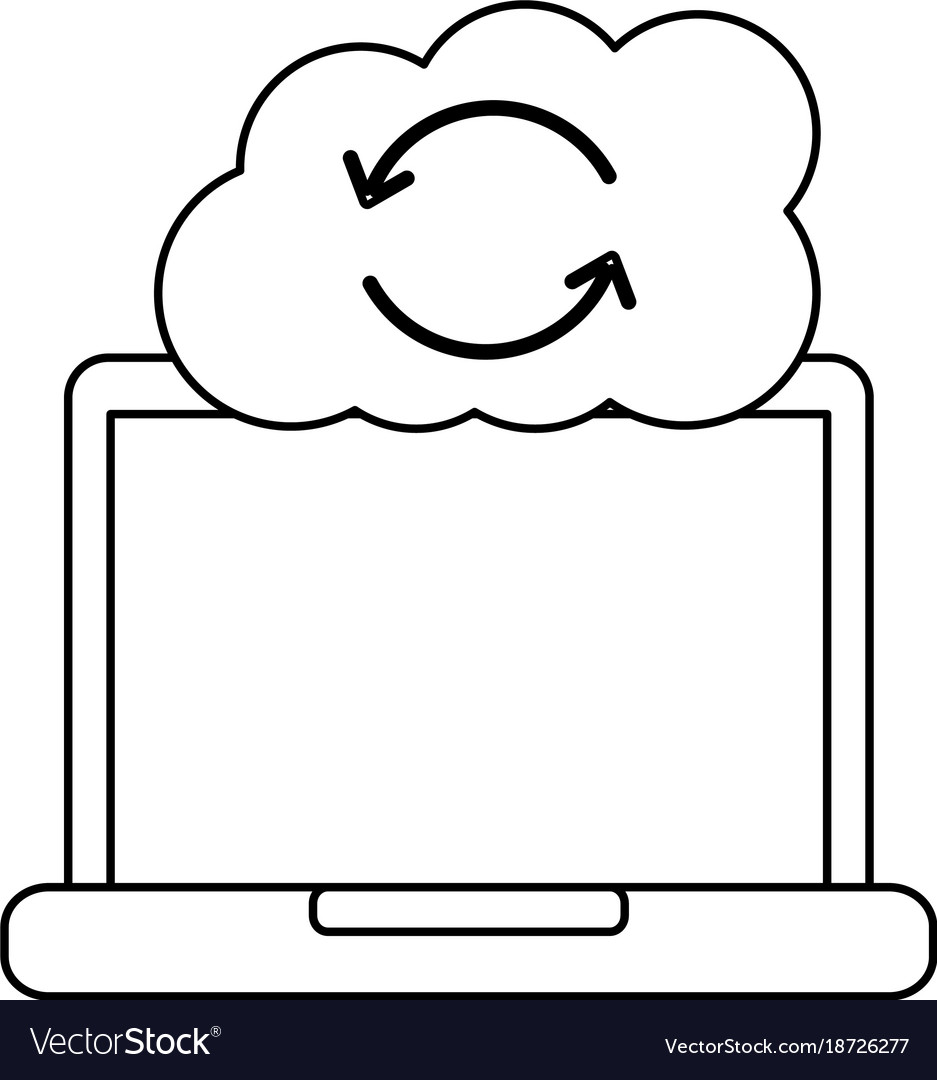 Cloud storage device laptop with data base