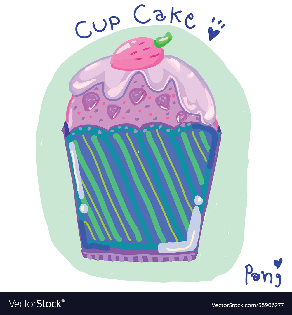 Cupcake isolated