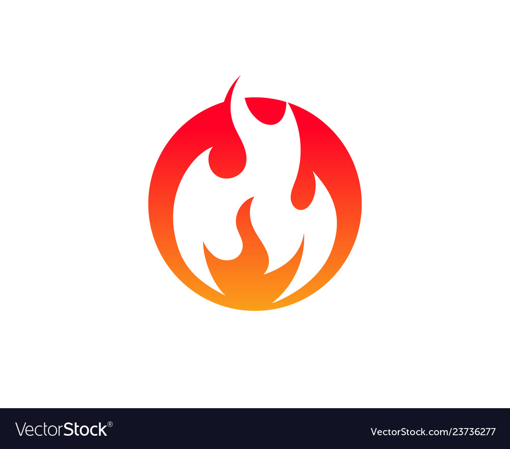 Fire flame Royalty Free Vector Image - VectorStock