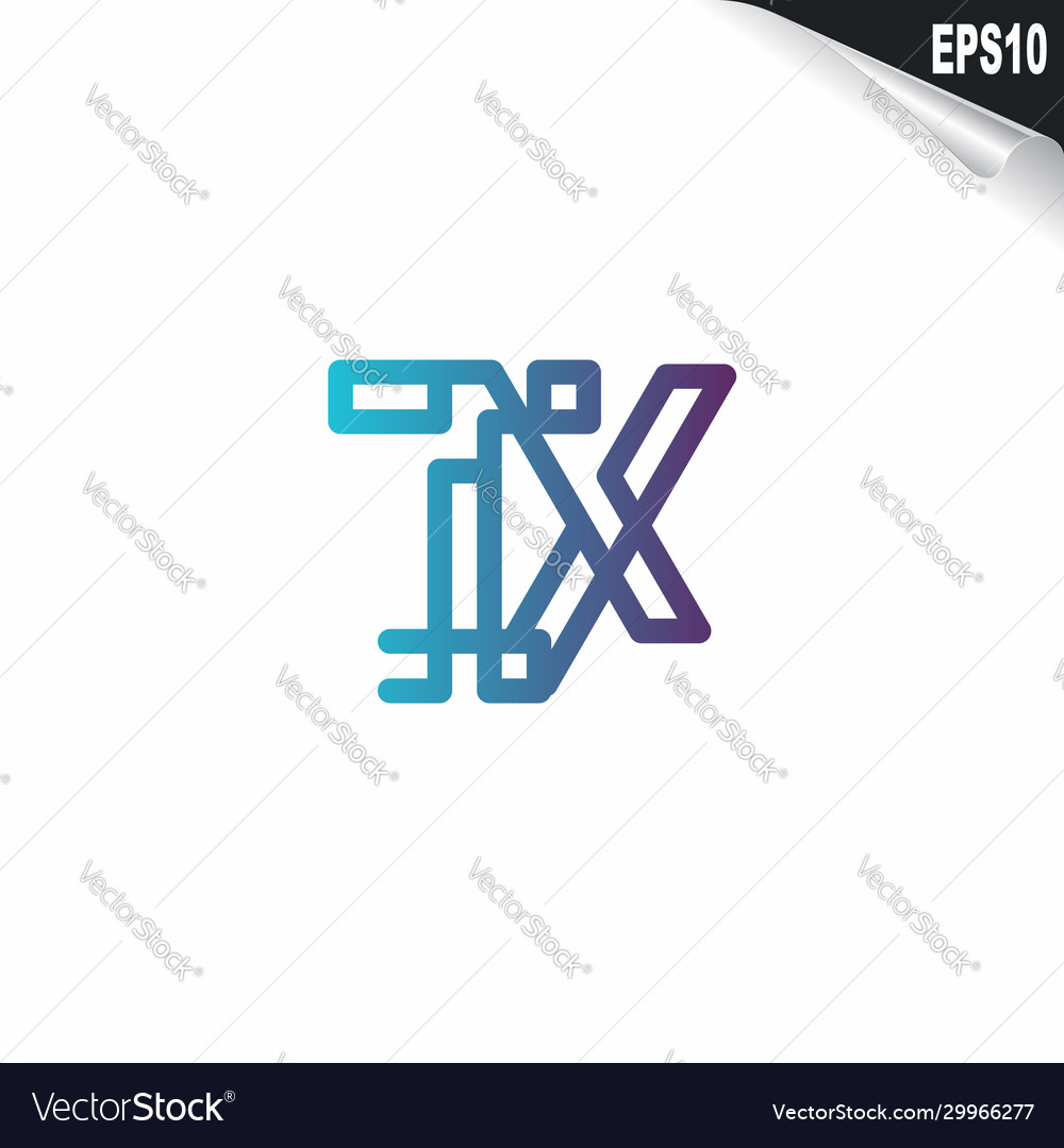 Initial tk logo monogram design template simple Vector Image Initial tk logo monogram design template simple