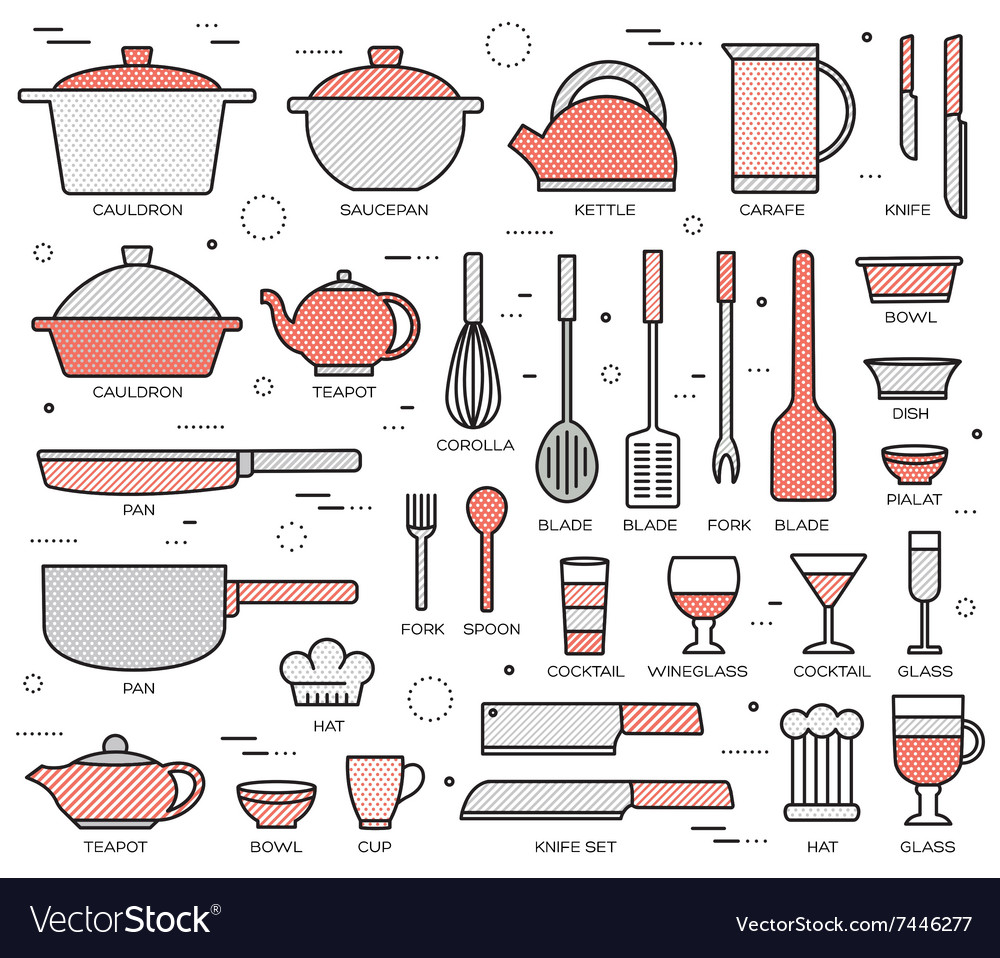 Kitchen table for cooking in house
