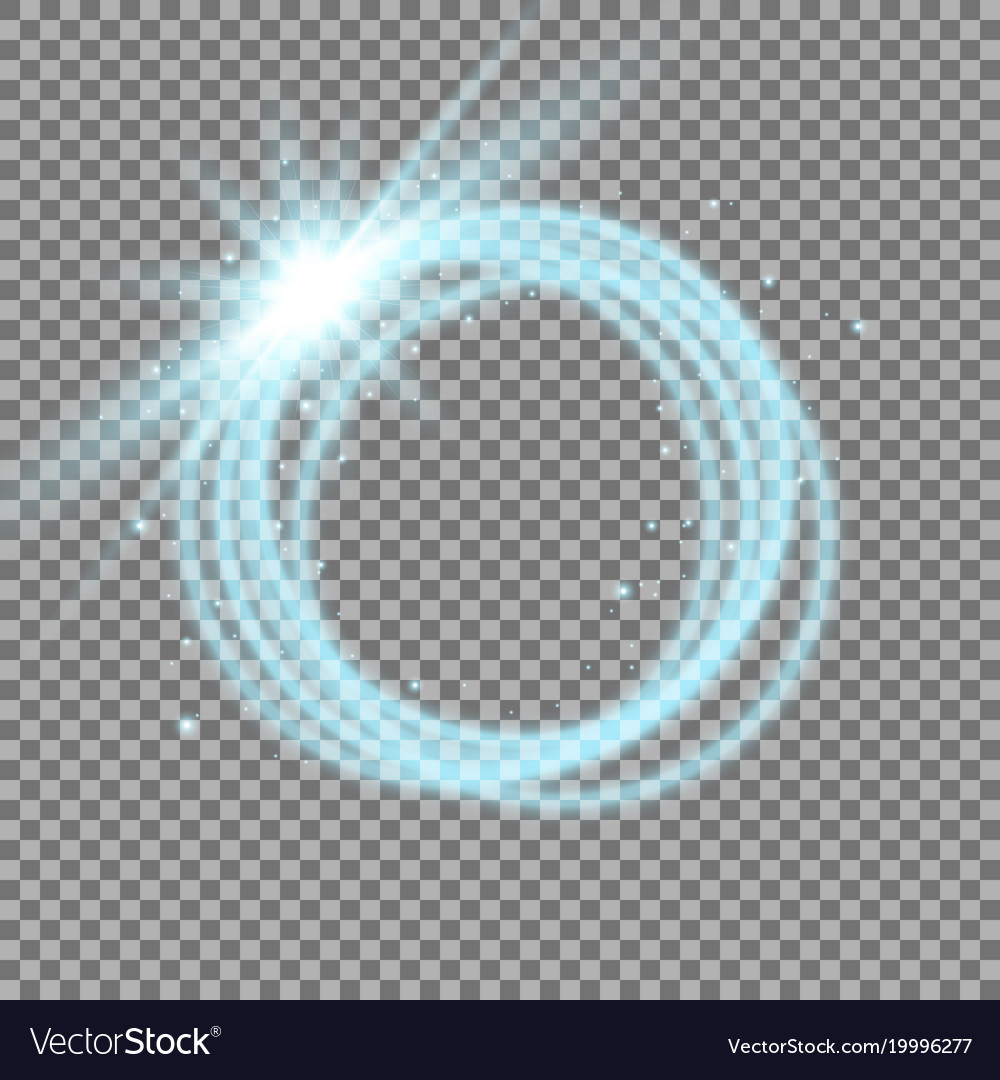 Light ring with tracing effect
