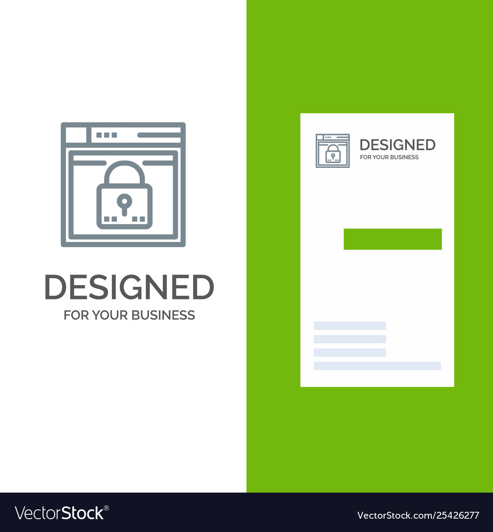 Login secure web layout password lock grey logo