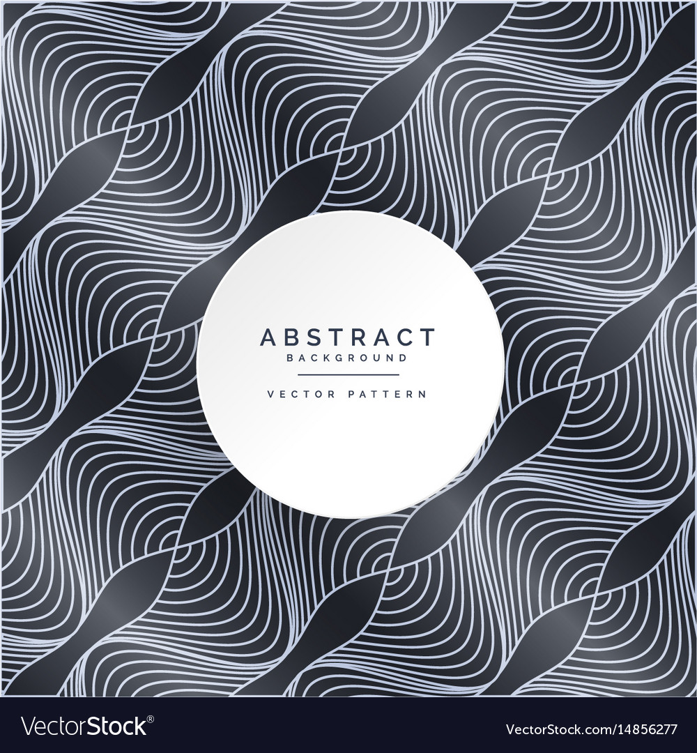 Modern dark pattern with wavy lines
