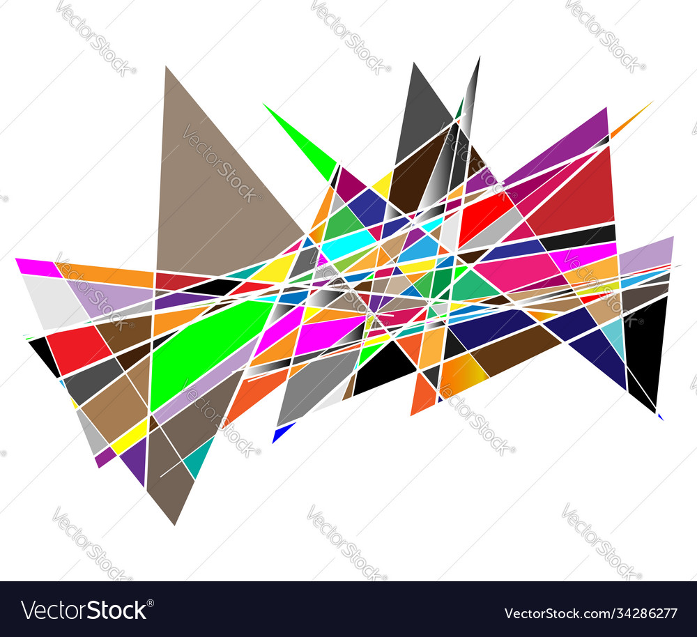 Noise glitch concept abstract colorful random vector image Noise glitch concept abstract colorful random