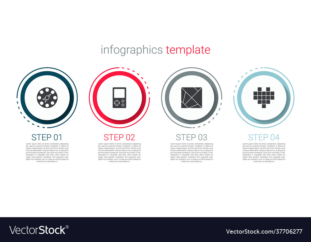 Set twister game tetris rubik cube and pixel Vector Image Set twister game tetris rubik cube and pixel