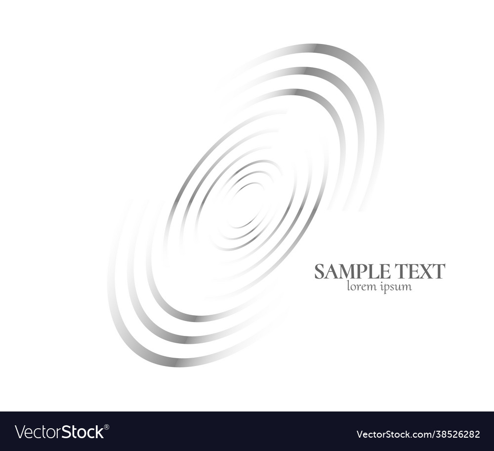 Abstract lines in circle form design element vector image Abstract lines in circle form design element