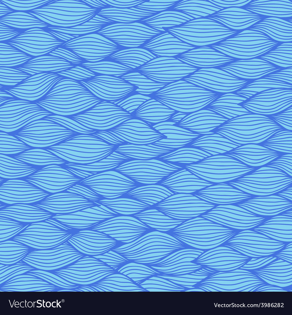 Hand drawn wavy background