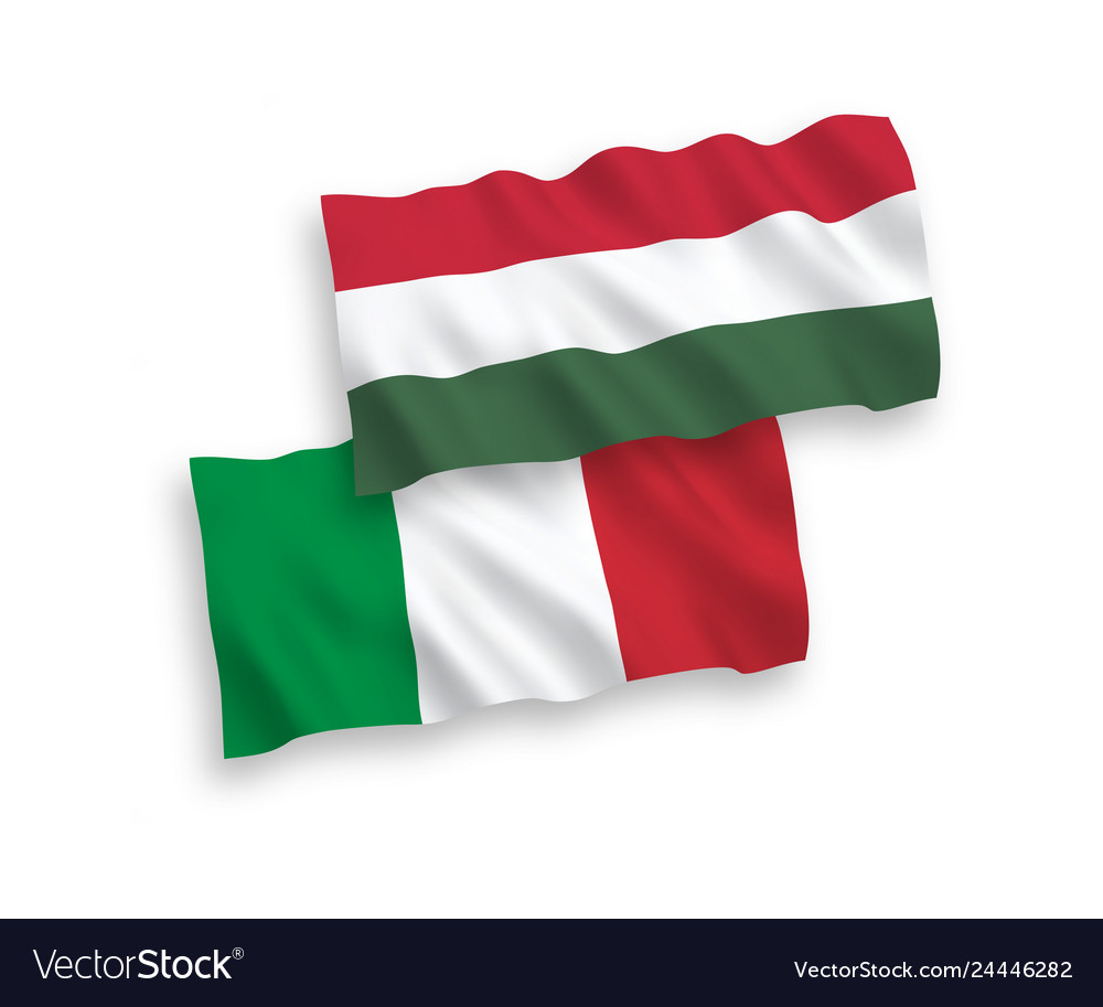 Italian and Hungarian Flags
