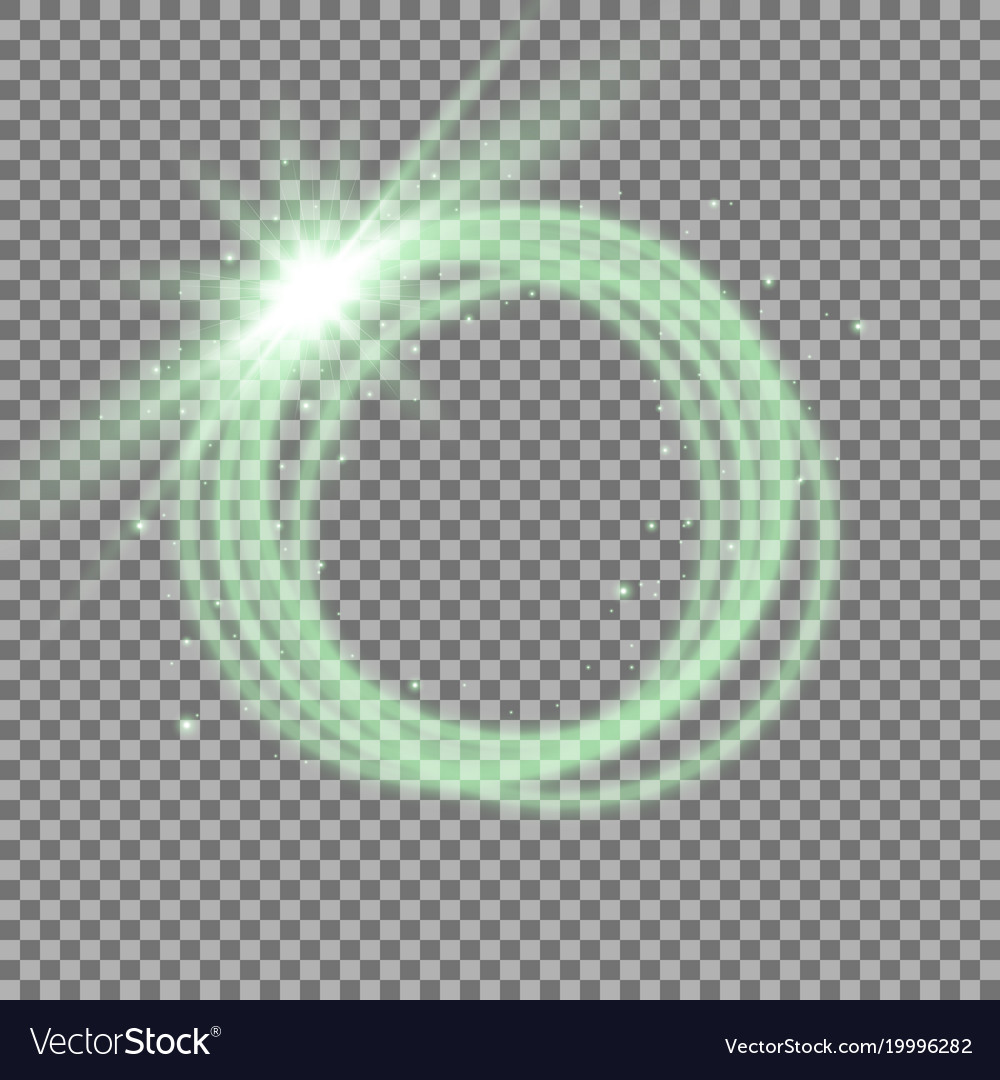 Light ring with tracing effect