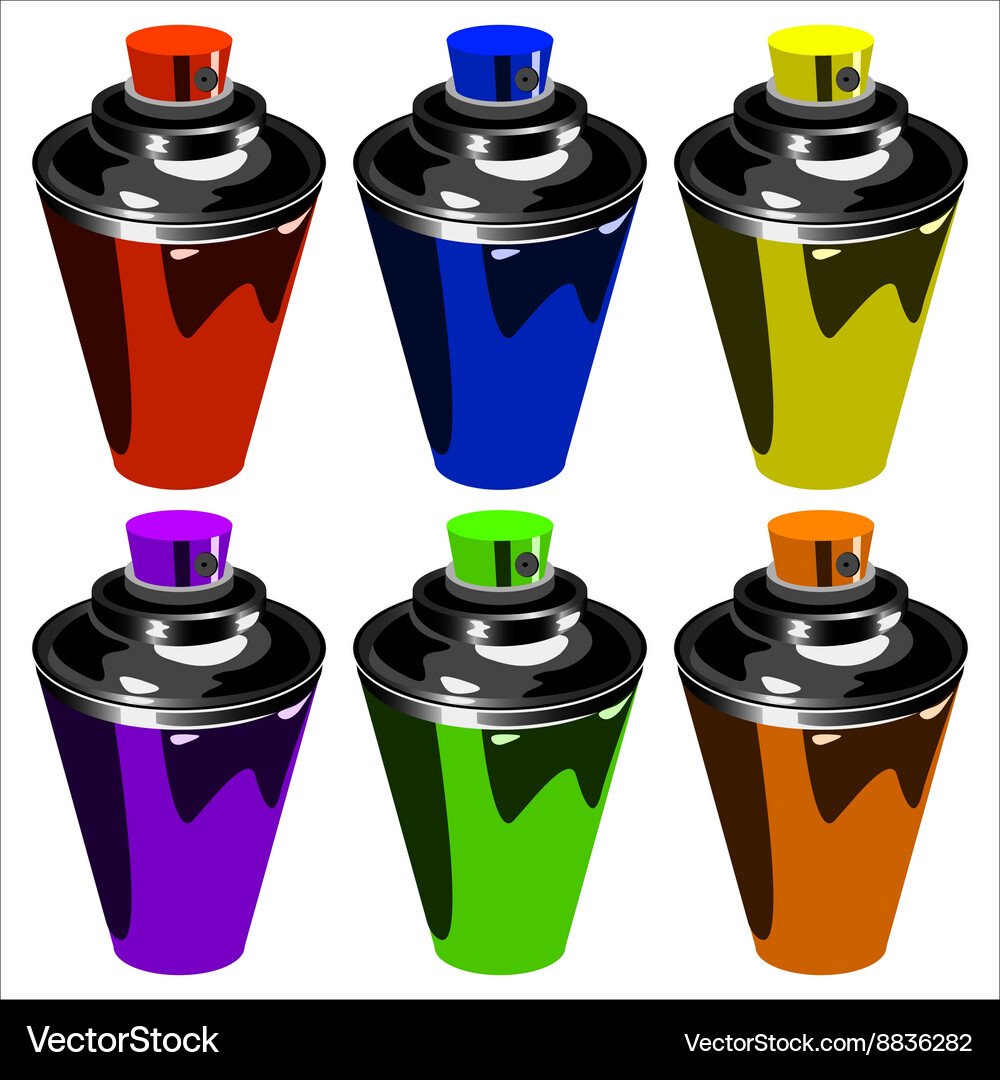 Spray for graffiti Royalty Free Vector Image - VectorStock
