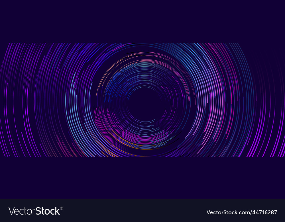 Abstract colorful circular motion lines Vector Image Abstract colorful circular motion lines