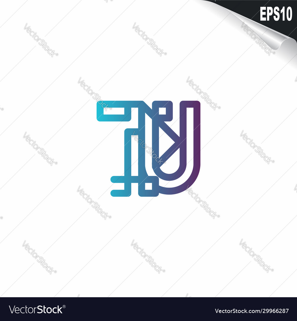 Initial tt logo monogram design template simple